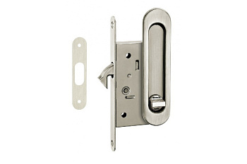 Ручки для раздвижных дверей c замком SN/NP ник.мат.